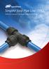 SimplAir Easy Pipe Line (EPL) Sistema di tubazioni a montaggio rapido da 20-63 mm