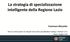 La strategia di specializzazione intelligente della Regione Lazio Francesco Mazzotta
