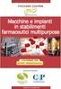 Macchine e impianti in stabilimenti farmaceutici multipurpose