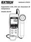 Esposimetro UVA, UVC con misuratore di temperatura