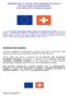 VADEMECUM: LE REGOLE PER LAVORARE IN ITALIA alla luce degli Accordi Bilaterali tra la Svizzera e l Unione Europea 1