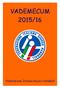 VADEMECUM 2015/16. Federazione Italiana Giuoco Handball