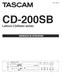 D01174882A CD-200SB. Lettore CD/Stato solido MANUALE DI ISTRUZIONI