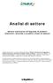 Analisi di settore. Settore commercio all'ingrosso di prodotti alimentari, bevande e prodotti a base di tabacco