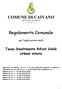 COMUNE DI CAIVANO PROVINCIA DI NAPOLI --------<*>-------- Regolamento Comunale