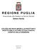 REGIONE PUGLIA. Assessorato alla Sanità e ai Servizi Sociali. Settore Sanità