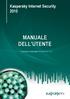 Kaspersky Internet Security 2010 MANUALE DELL'UTENTE