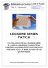 LEGGERE SENZA FATICA