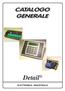 CATALOGO GENERALE. Detail ELETTRONICA INDUSTRIALE