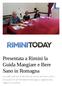 Presentata a Rimini la Guida Mangiare e Bere Sano in Romagna