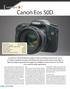 Canon Eos 50D. Test MTF digitali