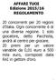 AFFARI TUOI Edizione 2015/16 REGOLAMENTO