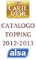 CATALOGO TOPPING 2012-2013