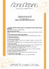 Scheda di Sicurezza CE Aggiornata il: 05.15.2011 Prima Stesura PMMA (Polimetilmetacrilato)