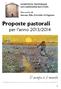 Proposte pastorali per l'anno 2013/2014