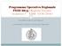 Programma Operativo Regionale FESR 2014 - Regione Toscana (scadenza 1 FASE 31/10/2014)