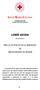Comitato Centrale Servizio Attività Sanitarie LINEE GUIDA (REGOLAMENTO) PER LE ATTIVITA ED IL SERVIZIO DI SALVATAGGIO IN ACQUA