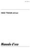 HDD TWAIN driver Manuale d uso