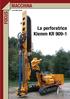 La perforatrice Klemm KR 909-1