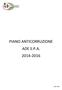 PIANO ANTICORRUZIONE ADE S.P.A. 2014-2016