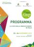 PROGRAMMA LO STATO DELLA GREEN ECONOMY IN ITALIA. Promossi da CONSIGLIO NAZIONALE DELLA GREEN ECONOMY