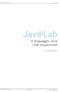 Jav@Lab Il linguaggio Java I file sequenziali
