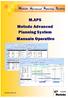 M.APS Metodo Advanced Planning System. System Manuale Operativo. Revisione: 0.5 feb. 10.