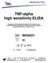 TNF-alpha high sensitivity ELISA