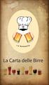 La Carta delle Birre