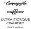 ULTRA-TORQUE CRANKSET USER'S MANUAL