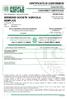 CERTIFICATO DI CONFORMITA' Allegato a Documento giustificativo ai sensi dell'art. 29, 1 del Reg CE 834/07 SERMONDI SOCIETA' AGRICOLA SEMPLICE