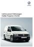 Listino prezzi Volkswagen Caddy Furgone e Kombi. Veicoli Commerciali