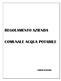 REGOLAMENTO AZIENDA COMUNALE ACQUA POTABILE