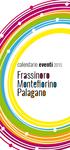 calendario eventi 2015 Frassinoro Montefiorino Palagano