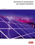 Scaricatori di sovratensioni per impianti fotovoltaici 2CTC432001B0901