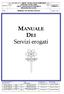 MANUALE DEI Servizi erogati