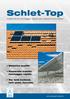 Schlet-Top. Il sistema di montaggio rapido per impianti fotovoltaici. Massima qualità. Risparmio tramite montaggio rapido