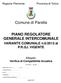 Comune di Parella PIANO REGOLATORE GENERALE INTERCOMUNALE. VARIANTE COMUNALE n.6/2013 al P.R.G.I. VIGENTE