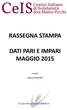 RASSEGNA STAMPA DATI PARI E IMPARI MAGGIO 2015