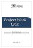 Project Work I.P.E. Master in Finanza Avanzata Metodi Quantitativi e Applicazioni informatiche per la Gestione del Rischio