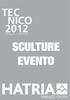 TEC NICO 2012 TECHNICAL CATALOGUE SCULTURE EVENTO