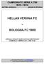 HELLAS VERONA FC BOLOGNA FC 1909