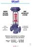 VAL-VM NUOVO SISTEMA ANTIGIRO NEW ANTIROTATE SYSTEM. Riduttore di pressione con soffietto IT PREVENTS THE BREAKING OF THE BELLOW