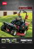 Groundsmaster. 360 Quad-Steer TM PRODUTTIVITÀ INNOVAZIONE COMFORT AFFIDABILITÀ DURATA. www.toro.com