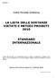 LA LISTA DELLE SOSTANZE VIETATE E METODI PROIBITI 2010