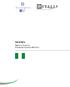 NIGERIA Rapporto Congiunto Ambasciate/Consolati/ENIT 2013