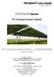 PHLEGON solar GmbH. PV Tracking Compact System. PV Tracking Compact System un INNOVAZIONE di successo!