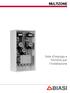 MULTIzone. Note d impiego e Tecniche per l installazione
