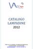 CATALOGO LAMPADINE 2012
