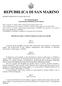 REPUBBLICA DI SAN MARINO